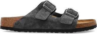 Birkenstock Arizona Suede Leather Size: 45, colour: CHARCOAL