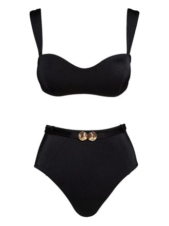 Noire Swimwear Set bikini a fascia - Nero