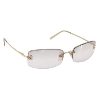 Chanel Occhiali da sole vintage in metallo Pre-owned - - Pre-owned - Donna - Giallo - ONE SIZE