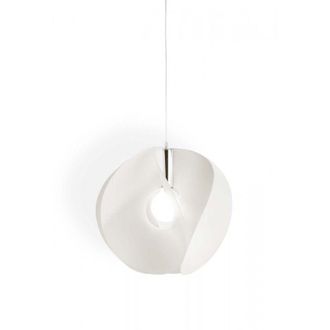 Linea Zero Atom L&aacute;mpara De Suspensi&oacute;n Blanco Di&aacute;metro 54x H50 Cm