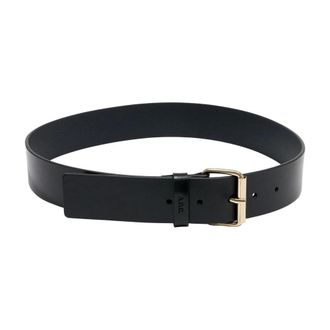 A.P.C. La Ceinture Large Belt - female - A.P.C. - Belts - Black - 80 CM - Accessories