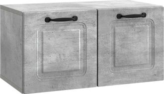 vidaXL Mueble Para Tv De Pared Gris Hormig&oacute;n 59,5 X 31 X 30 Cm Vidaxl