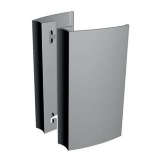 OEM Par De Asas De 250mm Alma Componentes Distancia Entre Ejes 200mm - Ral9006 Gris - 7060-250-9006