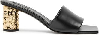 Givenchy Tape-effect Leather Mules - Black - 41 (IT41 / UK8)