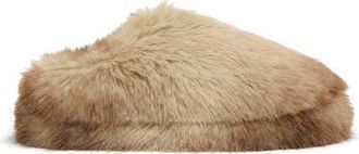 Apparis Misha Faux Fur Mule Slipper in Blonde Mink at Nordstrom, Size 5