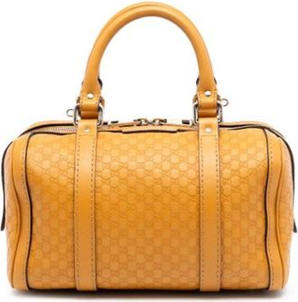Gucci Pre-owned Handbags, female, Yellow, Size: ONE SIZE Pre-owned Vintage Handbag
