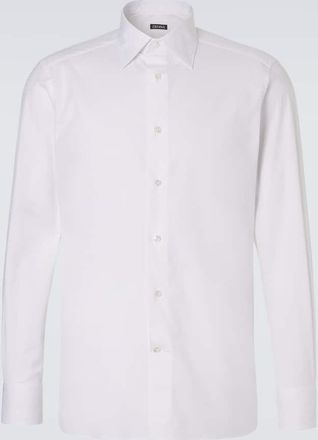 Ermenegildo Zegna Cotton-blend poplin shirt