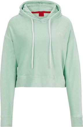 HUGO BOSS Hoodie in terry fabric with handwritten logo