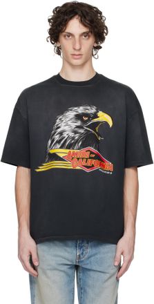【関税込み】AMIRI ブラック キーホール 長袖トップス AMIRI Hollywood T-shirt | Black | FARFETCH