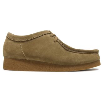 Clarks Wallabee Evo Suede Mens Lace Up Shoes - Dark Sand - Size:UK 10.5