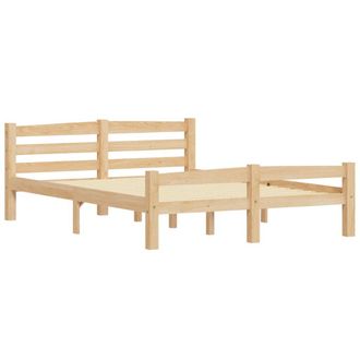 vidaXL Estructura De Cama Sin Colch&oacute;n Madera Maciza De Pino 120x200 Cm Vidaxl