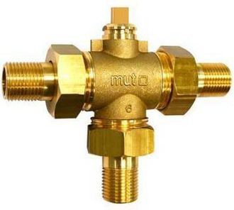 Mut Madrid Valvola A 3 Vie Con 3 Bocchettoni Maschio.(dianflex) Misura: G 3/4 M