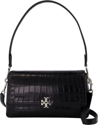 Tory Burch Small Charlie Schoudertas - Dames - Schoudertassen - Zwart - ONE Size - Leer - Tassen