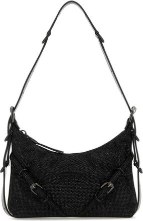 Givenchy Black Fabric Mini Voyou Shoulder Bag