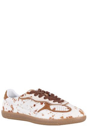 Alohas Pony Hair Sneakers With Pointed Almond Toe