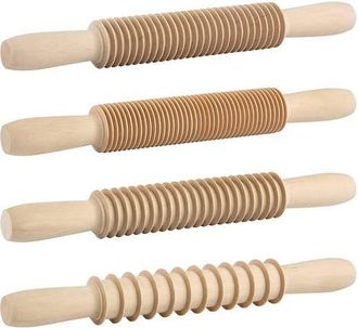 K&uuml;chenprofi Wooden Pasta Cutter, Set of 4 in Beige at Nordstrom