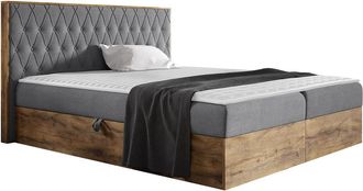 Mirjan24 Cama Continental Navis Ii, Faro 4, Continental, Doble, 200x200, Tapiz, Somieres, 208x208x103cm