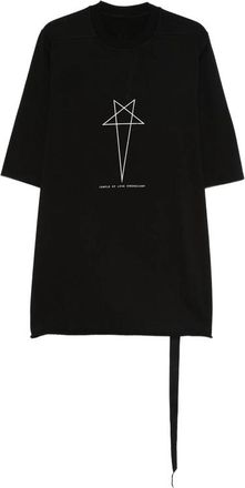 Rick Owens Star-print Crew-neck T-shirt