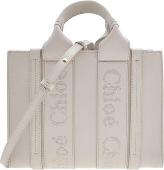 Chloé Small Woody Logo Tote Bag