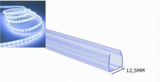 Trade Shop Trade Shop Traesio - Trade Shop - Profilo In Plastica Da 1mt Senza Copertura Per Striscia Led Da 12.5 Mm Ps-12.5mm