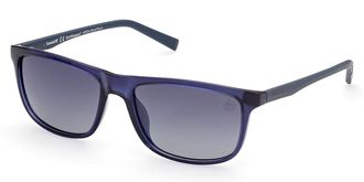 Timberland TB9266 Polarized 90D Mens Sunglasses Blue Size 57
