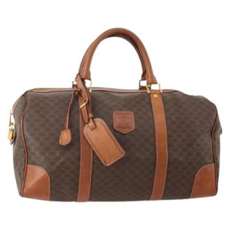 Celine Pre-owned Weekend Bags, female, Brown, Size: ONE SIZE Pre-owned Vintage Boston Bag