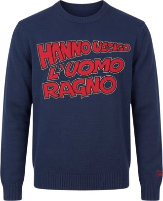 MC2 Saint Barth Wool-Blend Graphic Crewneck Sweater