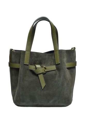 Isabella Rhea Groen Rundleer Tas
