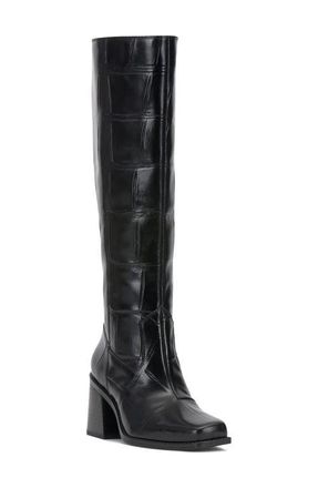 Vince Camuto Sangeti Knee High Boot in Black Lgcrle at Nordstrom, Size 6.5