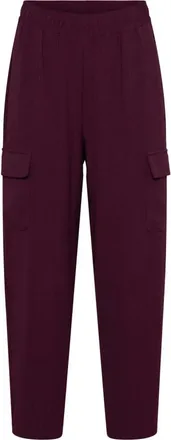 &Co Woman Broeken, Dames, Paars, XS, Polyester, Straight Broeken
