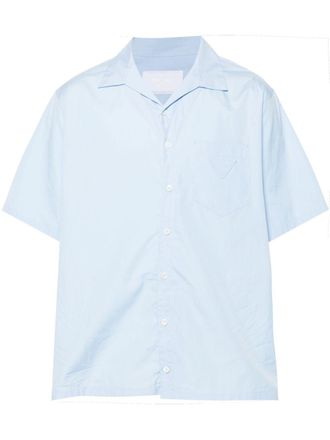 Prada Camicia in popeline - Blu