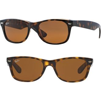 Ray-Ban Wayfarer 58mm Rectangular Sunglasses in Light Havana at Nordstrom