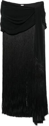 Cult Gaia Saman Fringe-trimmed Maxi Skirt