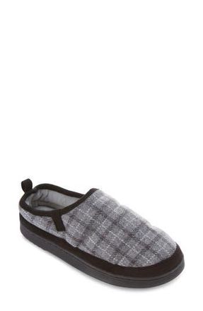 Floopi Plaid Slipper in Black at Nordstrom Rack, Size X-Large