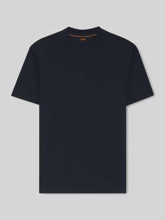 Boss Orange by Hugo Boss BOSS Orange Regular Fit T-Shirt aus reiner Baumwolle Modell TE_INTERLOCK in Marine, Gr&ouml;&szlig;e XXXL