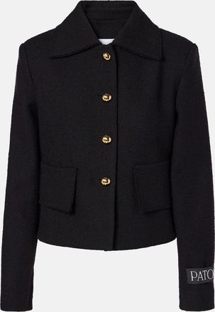 Patou Wool and cotton-blend jacket