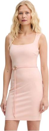 Guess Dames, Jurken, Roze, Maat: XL Poliester