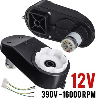 OEM Juego De 2 Reductores Para Motor El&eacute;ctrico De 12 V, 390 W Y 16000 Rpm