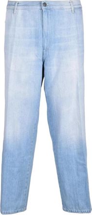 Dondup John Straight Jeans - Heren - Regular Fit Jeans - Blauw - W32 - Katoen - Jeans