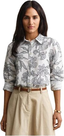 GANT Overhemden, Dames, Blauw, M, Katoen, Bloes