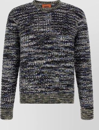 Missoni wool ribbed crew neck jumper
