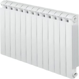 Global 2016w Klass 800 Blanco Radiador De Calefacci&oacute;n Central De Aluminio Fundido De 13 Elementos