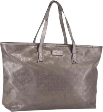 Gucci Pre-owned Vintage Tote Bag - Dames - Vintage Shopper - Grijs - ONE Size - Vintage