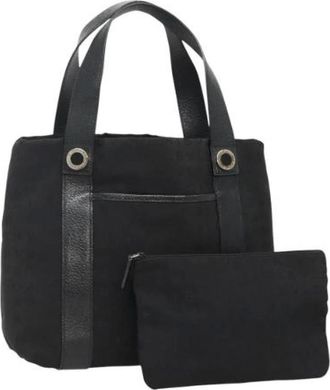 Bulgari Pre-owned borse a mano di tela - - Pre-owned - Donna - Nero - ONE SIZE