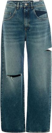 Icon Denim Los Angeles Jeans con dettaglio cut-out - Blu