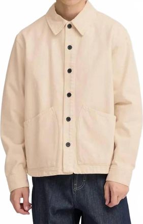 Solid Mens Nadil Jacket In Beige