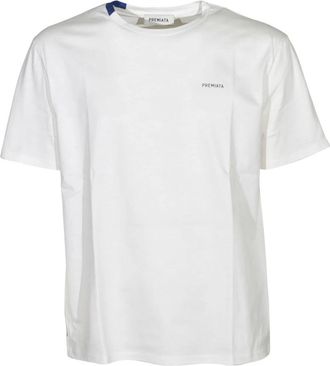 Premiata Logo-detail T-Shirt - Heren - T-shirts - Wit - XL - Katoen - Tops