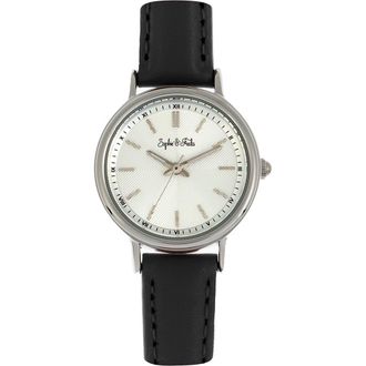 Sophie & Freda Sophie & Freda Berlin Leather-Band Watch in Black at Nordstrom