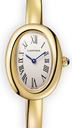 Cartier Baignoire Quartz Silver Dial Ladies Watch WGBA0037