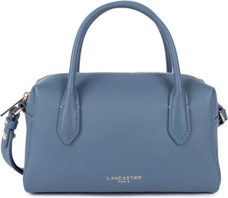 Lancaster Sac trotteur Zipp&eacute; Donna Cube - Dames - Handtassen - Blauw - ONE Size - Leer - Tassen